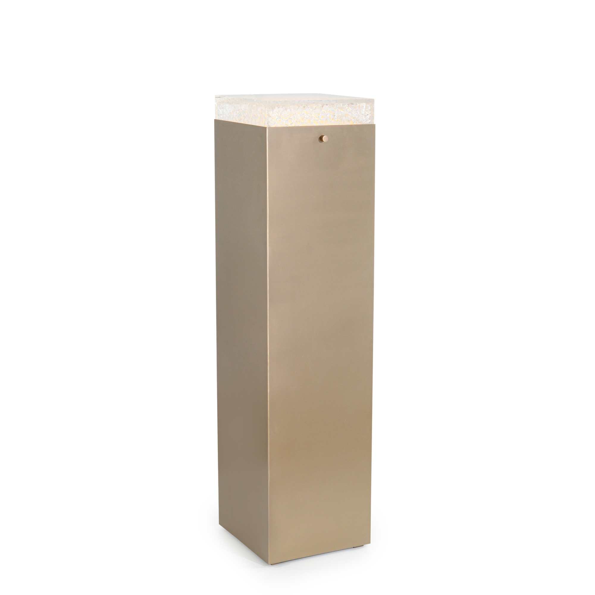 Edda Pedestal II, Antique Brass