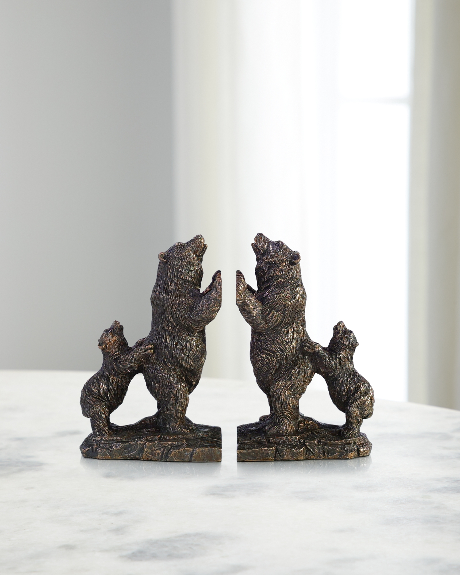 Ursine Bookends, Set of 2