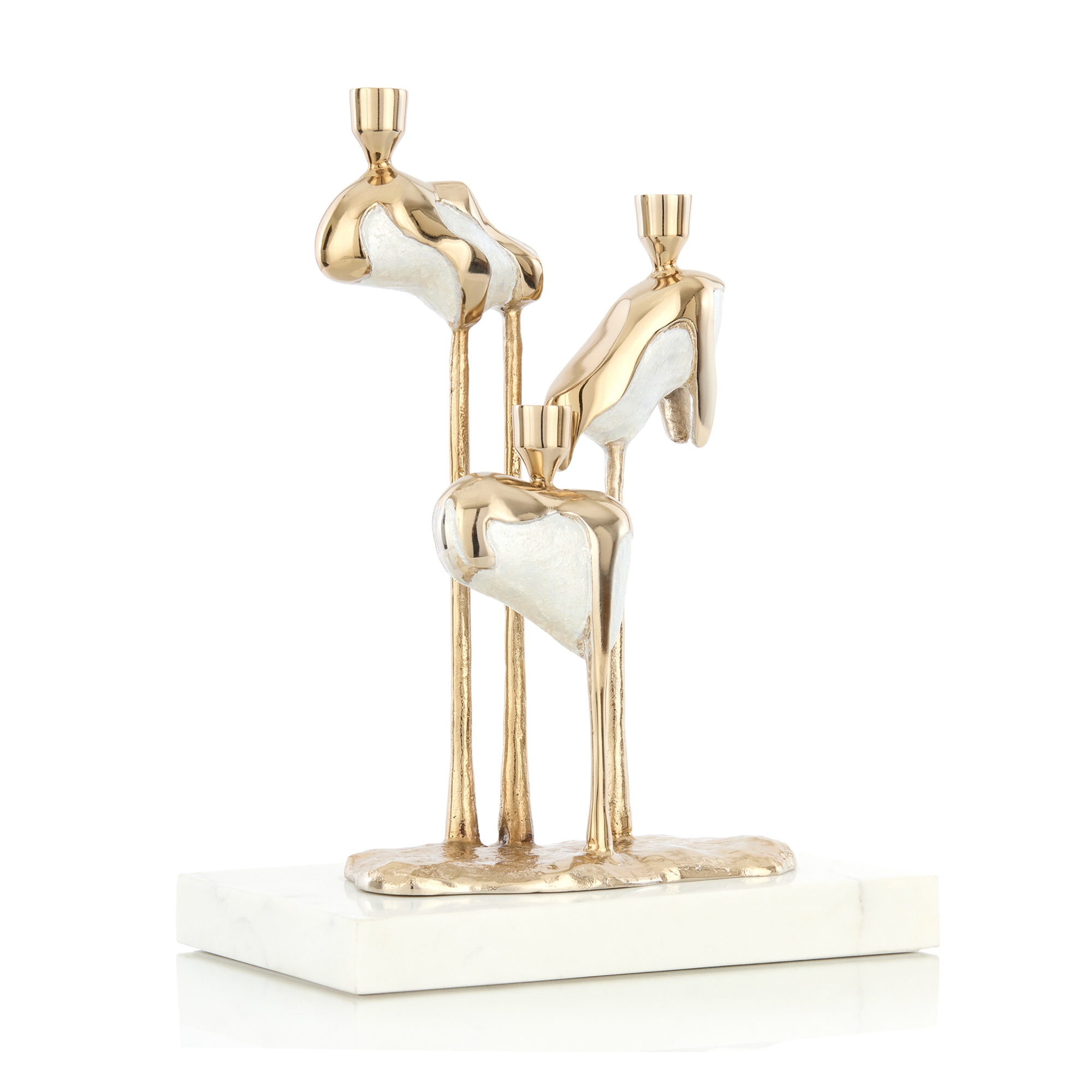 Molten Cascade Candleholders