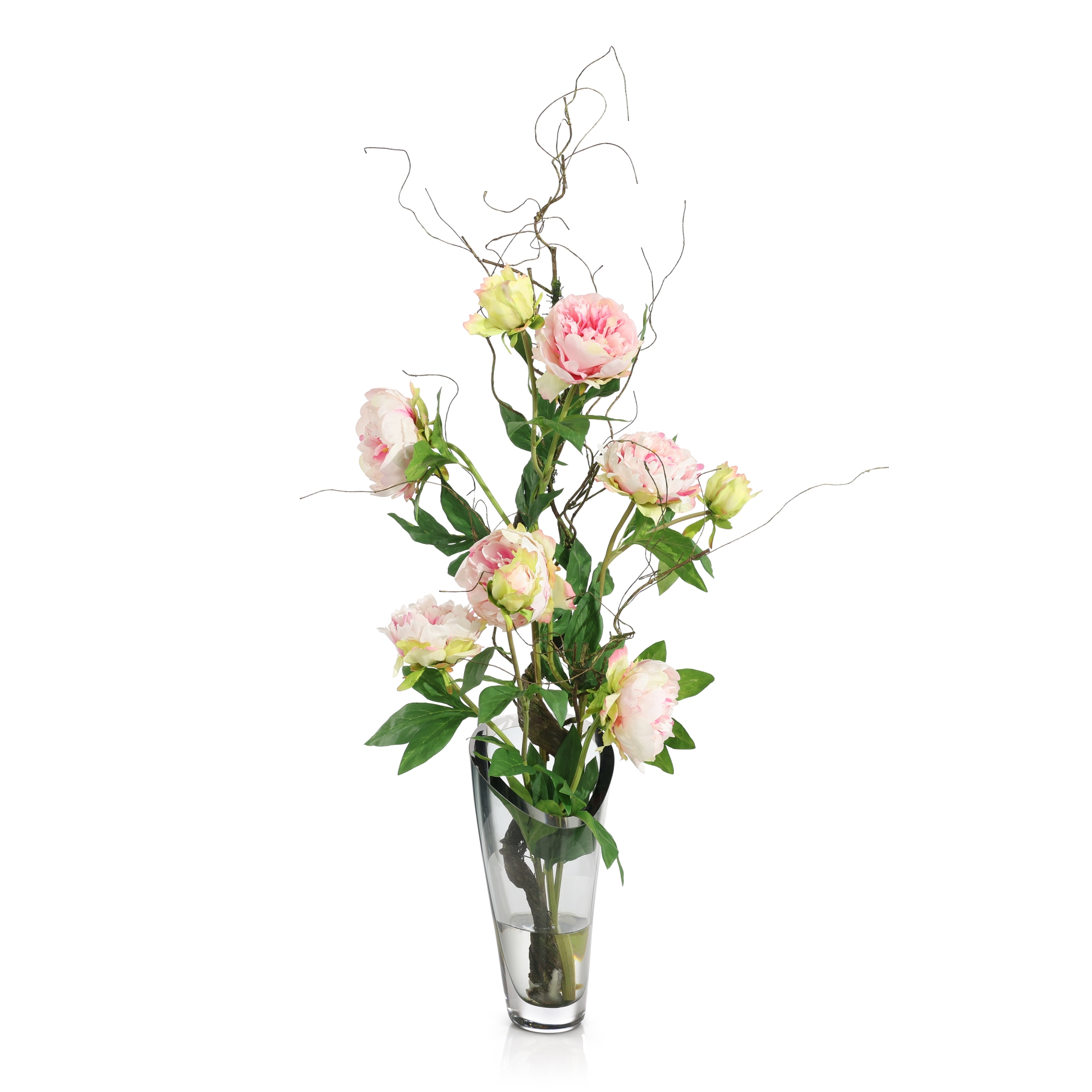 Smoky Glass Peonies